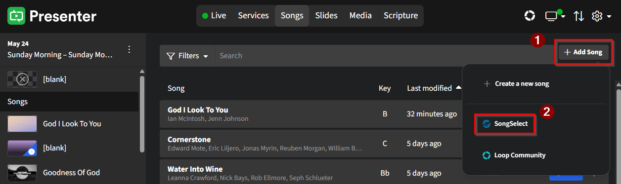 Importing Lyrics - Import SS.png