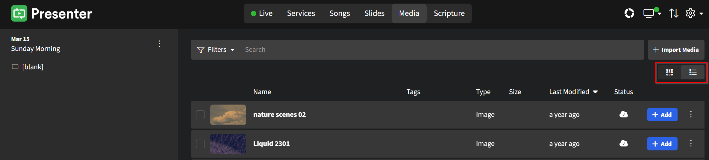 Media Library - Toggle View.png