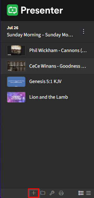 SongSelect Lyric Videos - Add Service Item.png